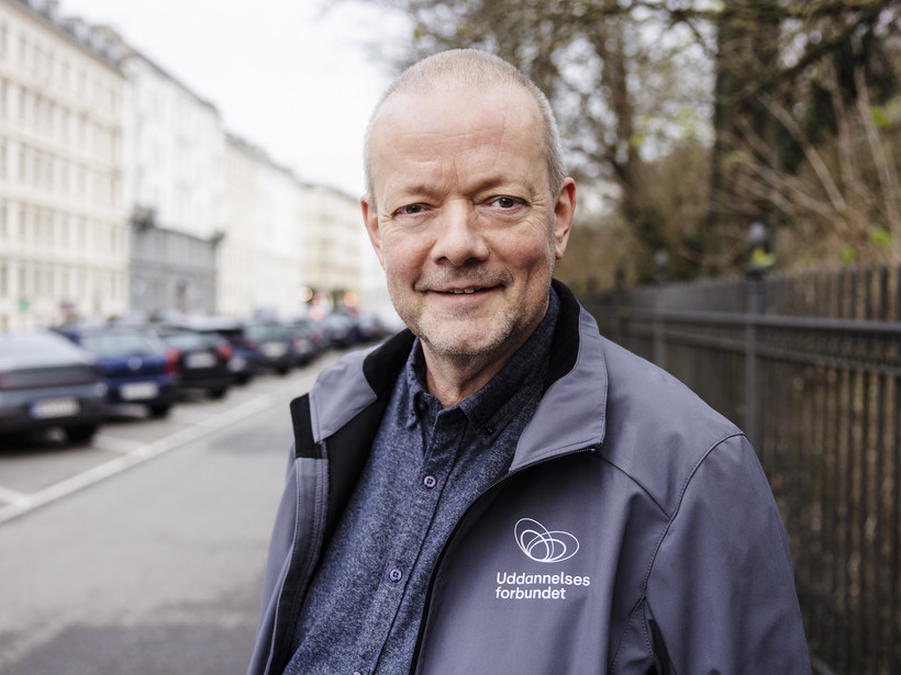 Billede af næstformanden på gaden